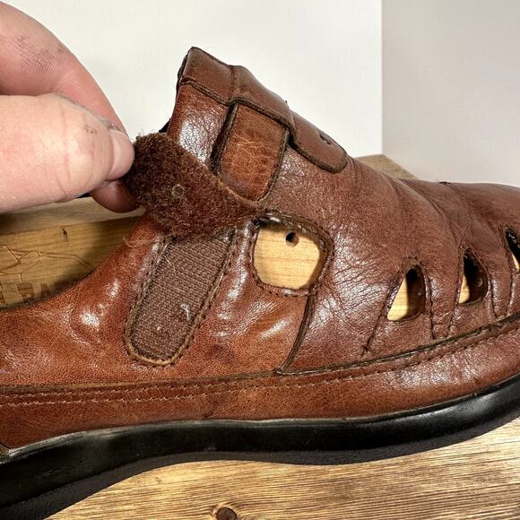 Retro Fisherman Comfort Shoes Womens SZ 8.5W Black Chunky Minimalist Cottagecore - Picture 8 of 14